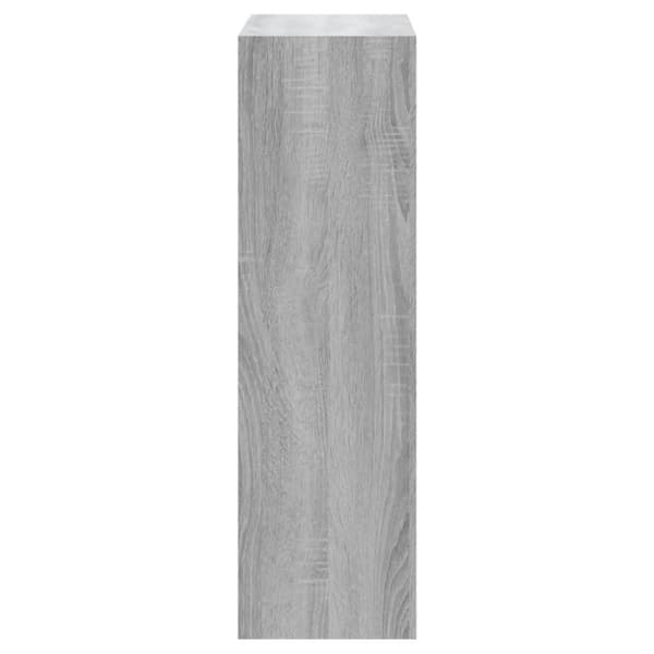vidaXL Kenkäkaappi harmaa Sonoma 63x24x81 cm tekninen puu