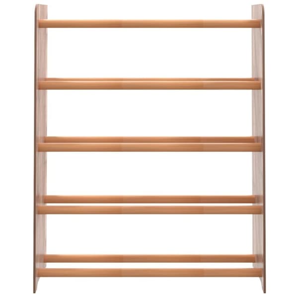 vidaXL skoreol 65x24x81 cm konstrueret træ brun