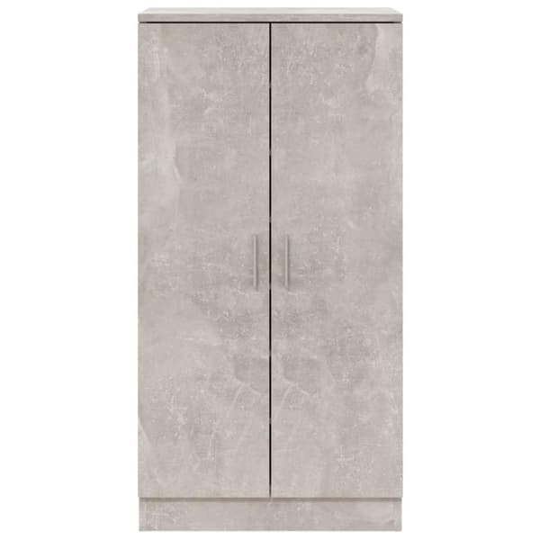 vidaXL skoreol 55x35x108 cm konstrueret træ betongrå