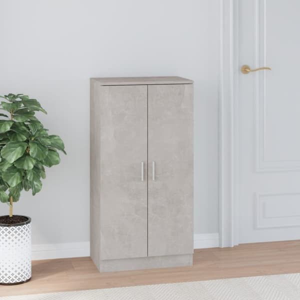 vidaXL skoreol 55x35x108 cm konstrueret træ betongrå
