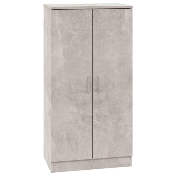 vidaXL skoreol 55x35x108 cm konstrueret træ betongrå
