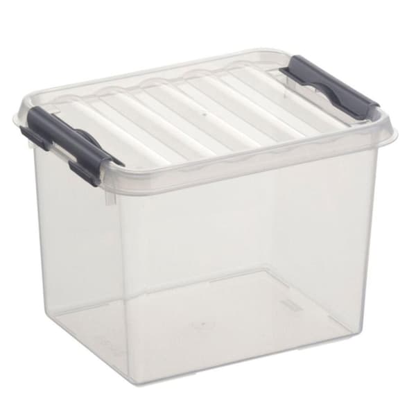 Sunware Q-Line Förvaringsbox 3L Transparent/Silver