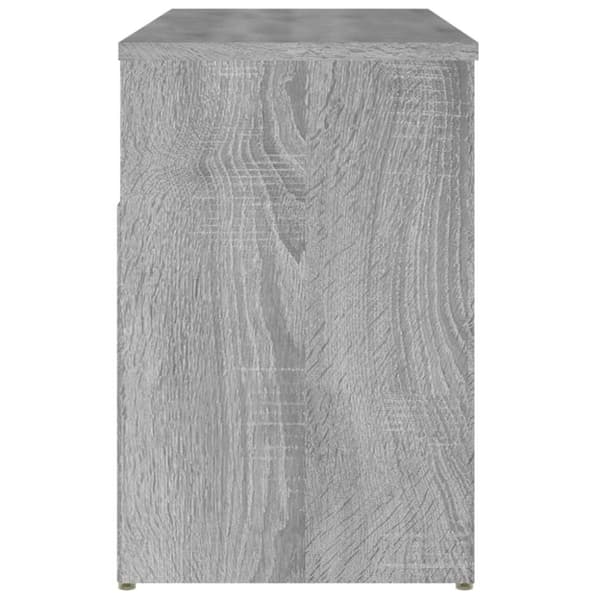vidaXL Kenkäpenkki harmaa Sonoma 80x30x45 cm tekninen puu