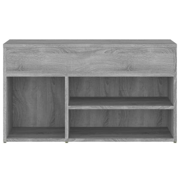 vidaXL Kenkäpenkki harmaa Sonoma 80x30x45 cm tekninen puu