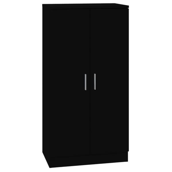 vidaXL Skoskap svart 55x35x108 cm konstruert tre