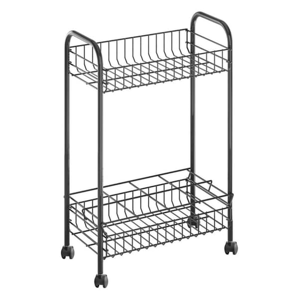 Metaltex Belino Lava Trolly + Flaskeholder 23x41x63 Sort