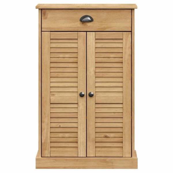 vidaXL Skoskap VIGO 60x35x96 cm heltre furu