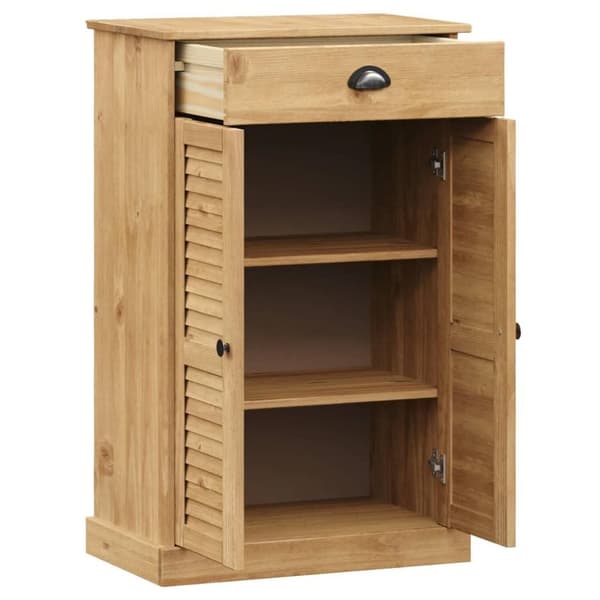 vidaXL Skoskap VIGO 60x35x96 cm heltre furu
