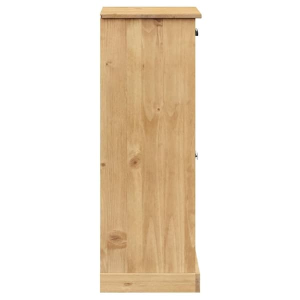 vidaXL Skoskap VIGO 60x35x96 cm heltre furu