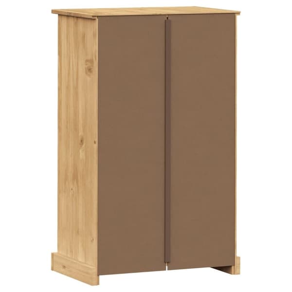 vidaXL Skoskap VIGO 60x35x96 cm heltre furu