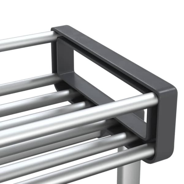 vidaXL Oppbevaringsvogn 59x20x75 cm aluminium