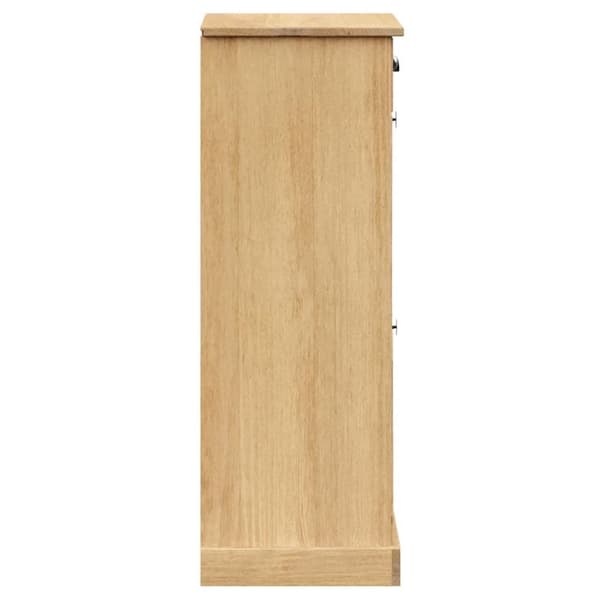 vidaXL Skoskap VIGO 60x35x96 cm heltre furu