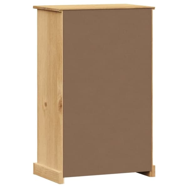 vidaXL Skoskap VIGO 60x35x96 cm heltre furu