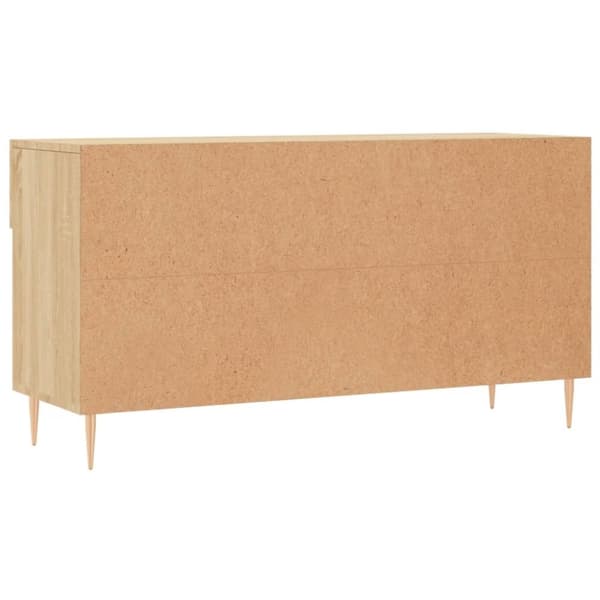 vidaXL Skobänk sonoma-ek 102x35x55 cm konstruerat trä