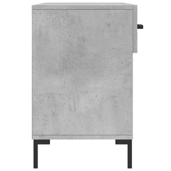vidaXL Kenkäpenkki betoninharmaa 102x35x55 cm tekninen puu
