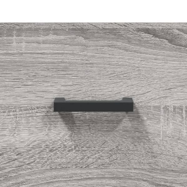 vidaXL Skoskap grå sonoma 102x35x55 cm konstruert tre