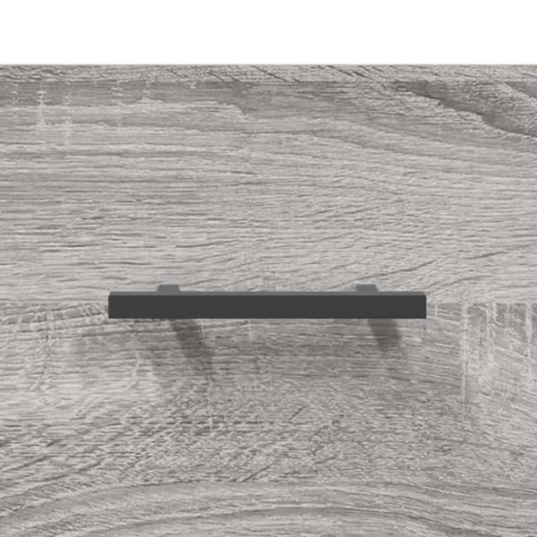 vidaXL Kenkäpenkki harmaa Sonoma 102x35x55 cm tekninen puu