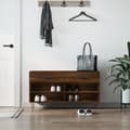 Miniatyrbilde 1 av 11: vidaXL Skobenk brun eik 102x35x55 cm konstruert tre