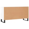 Miniatyrbilde 8 av 11: vidaXL Skobenk høyglans hvit 102x35x55 cm konstruert tre