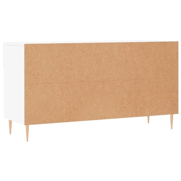 vidaXL Skobenk hvit 102x35x55 cm konstruert tre