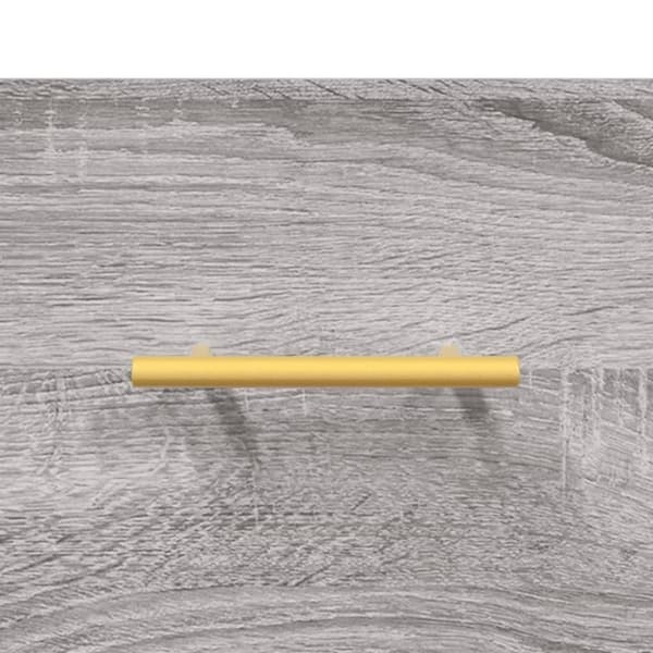 vidaXL Skoskap grå sonoma 102x35x55 cm konstruert tre