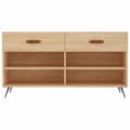 Pikkukuva 6 / 11: vidaXL Kenkäpenkki Sonoma-tammi 102x35x55 cm tekninen puu
