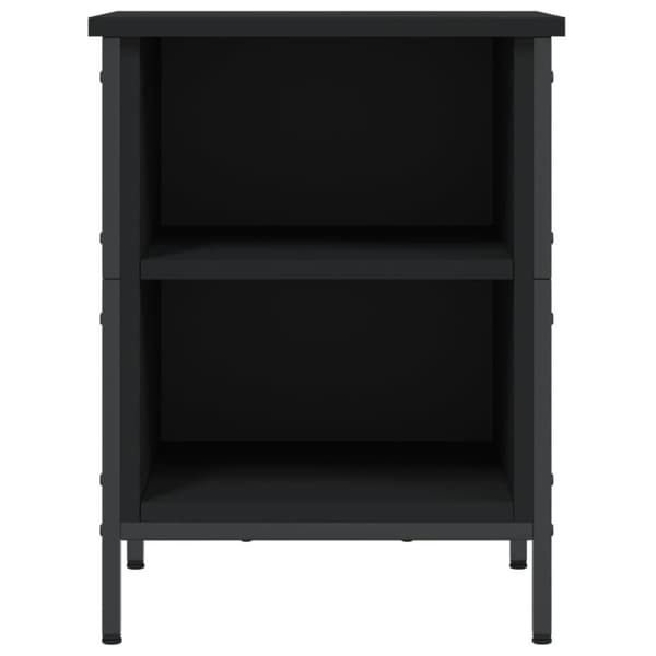 vidaXL Kenkäkaappi musta 38x35x50 cm tekninen puu