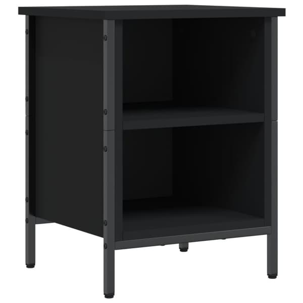 vidaXL Kenkäkaappi musta 38x35x50 cm tekninen puu
