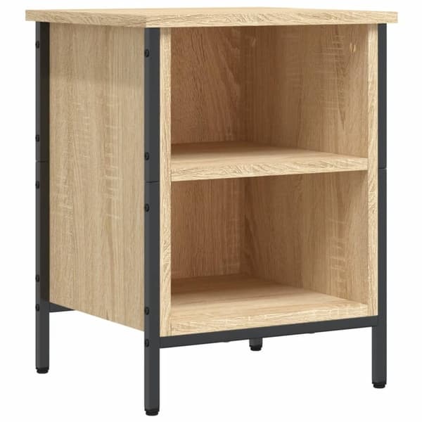 vidaXL Skoskap sonoma eik 38x35x50 cm konstruert tre