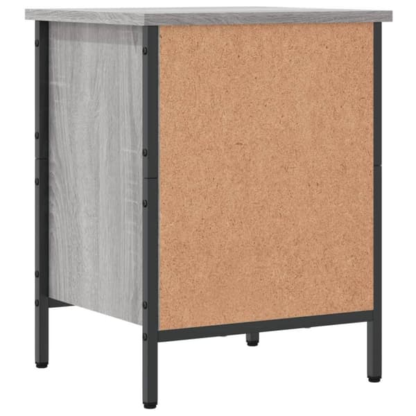 vidaXL skoreol 38x35x50 cm konstrueret træ grå sonoma-eg