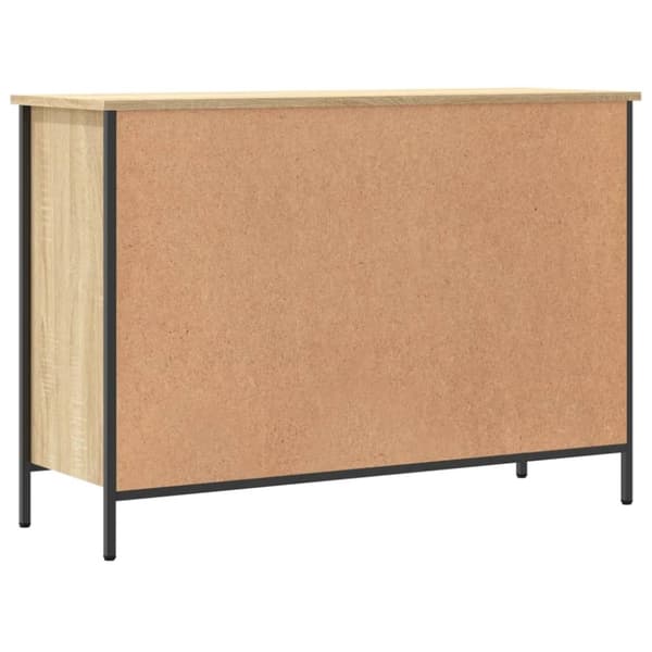 vidaXL Skohylla sonoma-ek 100x35x70 cm konstruerat trä