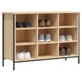 Miniatyrbillede 3 af 10: vidaXL skoreol 100x35x70 cm konstrueret træ sonoma-eg