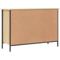 Miniatyrbillede 6 af 10: vidaXL skoreol 100x35x70 cm konstrueret træ sonoma-eg