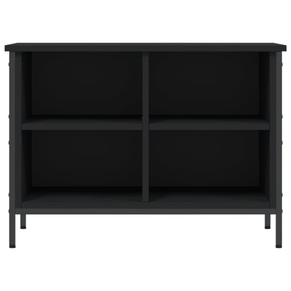 vidaXL skoreol 69x35x50 cm konstrueret træ sort