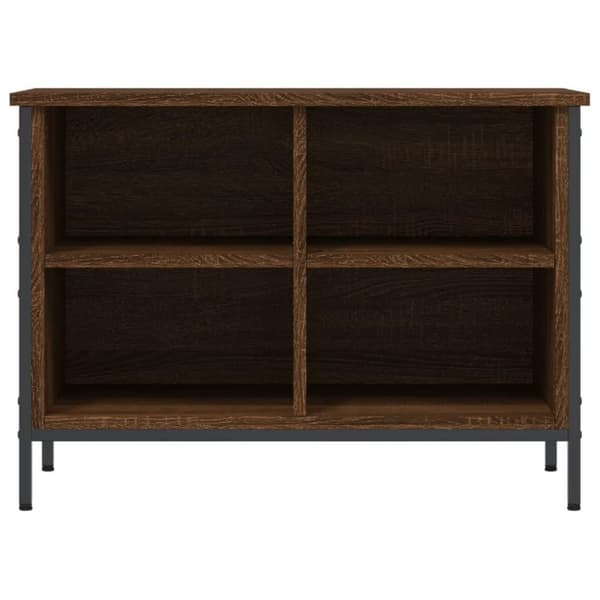 vidaXL skoreol 69x35x50 cm konstrueret træ brun egetræsfarve