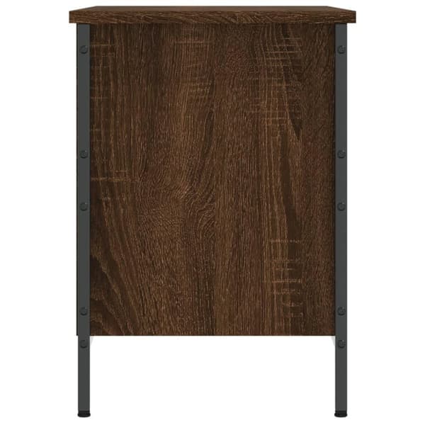 vidaXL skoreol 69x35x50 cm konstrueret træ brun egetræsfarve