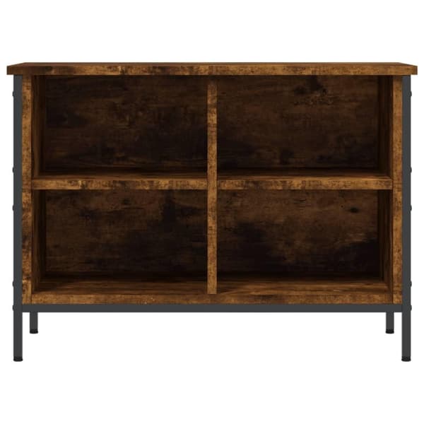 vidaXL skoreol 69x35x50 cm konstrueret træ røget egetræsfarve