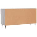Pikkukuva 8 / 11: vidaXL Kenkäpenkki harmaa Sonoma 102x35x55 cm tekninen puu