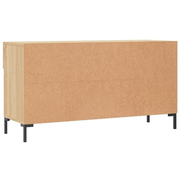 vidaXL Skoskap sonoma eik 102x35x55 cm konstruert tre