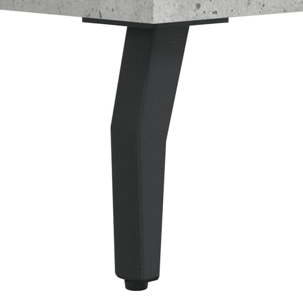 vidaXL Skobenk betonggrå 102x35x55 cm konstruert tre