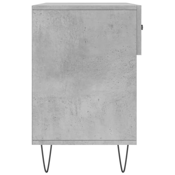 vidaXL skobænk 102x35x55 cm konstrueret træ betongrå