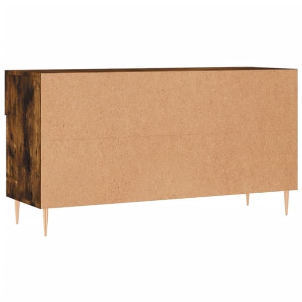 vidaXL skobænk 102x35x55 cm konstrueret træ røget egetræsfarve