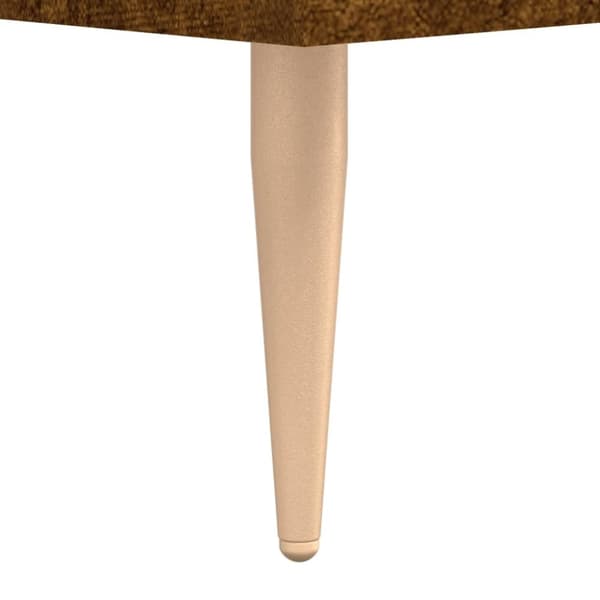 vidaXL skobænk 102x35x55 cm konstrueret træ røget egetræsfarve