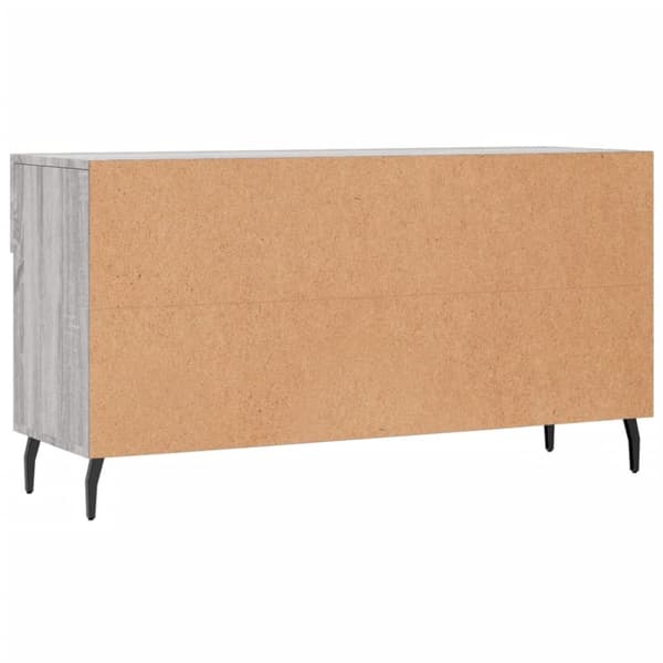 vidaXL Skobänk grå sonoma 102x35x55 cm konstruerat trä