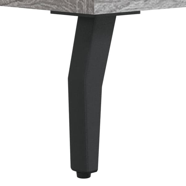 vidaXL Skobänk grå sonoma 102x35x55 cm konstruerat trä