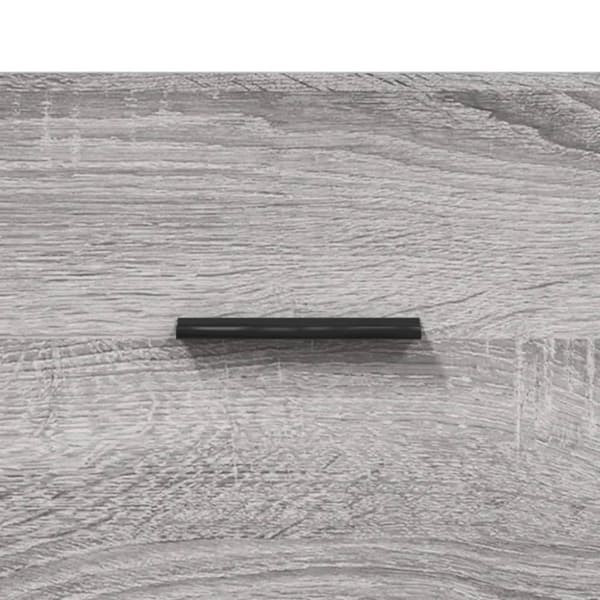 vidaXL Skobänk grå sonoma 102x35x55 cm konstruerat trä