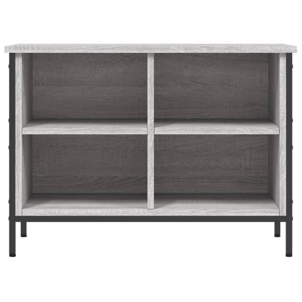 vidaXL Skohylle grå sonoma 69x35x50 cm konstruert tre