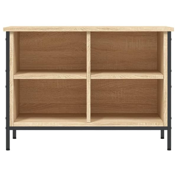 vidaXL Skoskap sonoma eik 69x35x50 cm konstruert tre