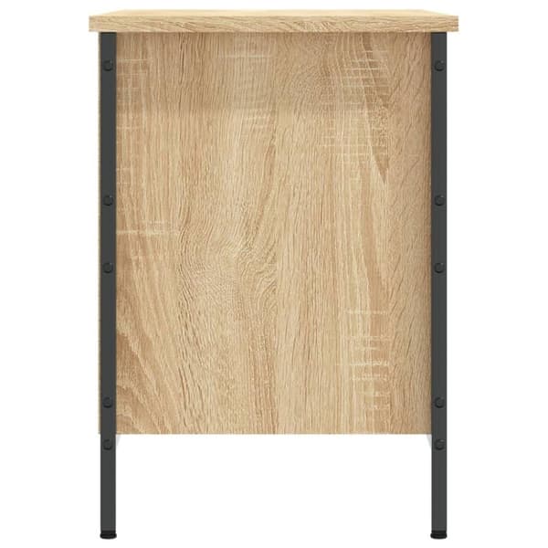 vidaXL Skoskap sonoma eik 69x35x50 cm konstruert tre