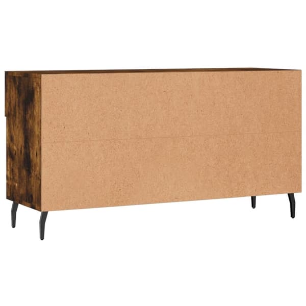 vidaXL Kenkäpenkki savutammi 102x35x55 cm tekninen puu